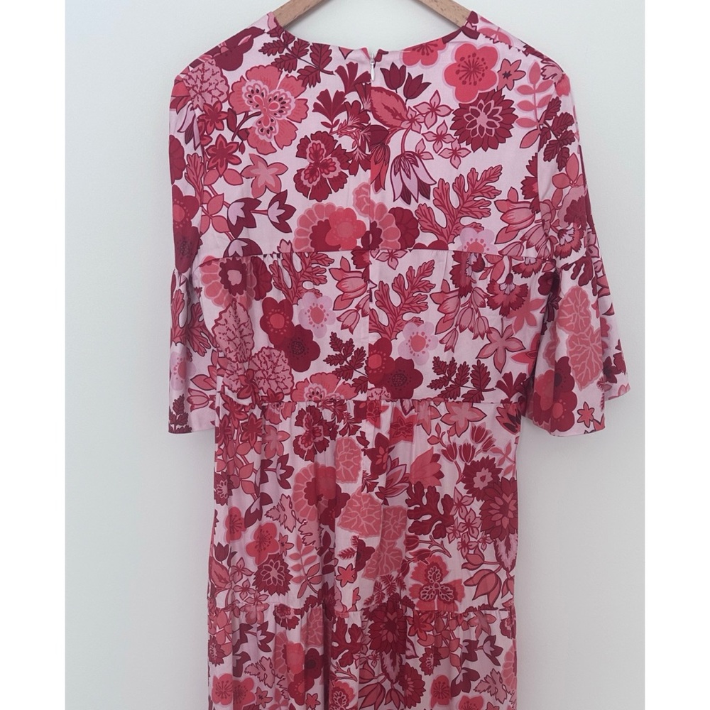 Tuckernuck Red and White Tiered Maxi Sundress - Picture 9 of 13